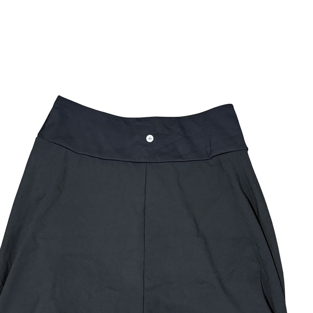 Halara Black Maxi Skirt + Built In Shorts High Waist Stretchy Flowy High Low M - Picture 7 of 7